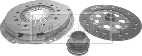 Borg & Beck HK6714 - Clutch Kit autospares.lv