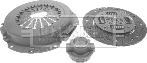 Borg & Beck HK2484 - Clutch Kit autospares.lv