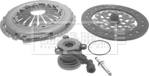 Borg & Beck HKT1496 - Clutch Kit autospares.lv