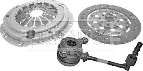 Borg & Beck HKT1547 - Clutch Kit autospares.lv