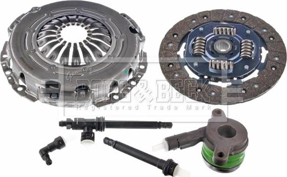 Borg & Beck HKT1582 - Clutch Kit autospares.lv