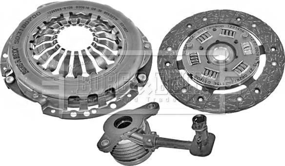 Borg & Beck HKT1198 - Clutch Kit autospares.lv