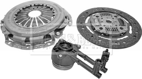 Borg & Beck HKT1137 - Clutch Kit autospares.lv