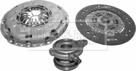 Borg & Beck HKT1293 - Clutch Kit autospares.lv