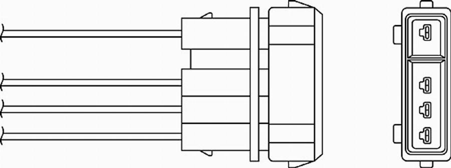 BorgWarner (BERU) 0 824 010 045 - Lambda Sensor autospares.lv