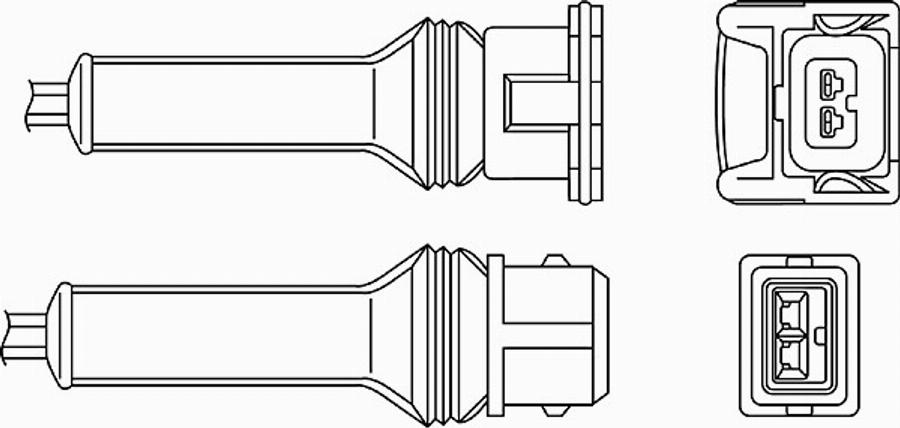 BorgWarner (BERU) 0 824 010 068 - Lambda Sensor autospares.lv