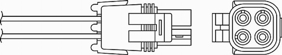 BorgWarner (BERU) 0 824 010 105 - Lambda Sensor autospares.lv