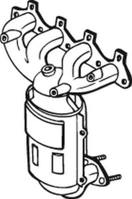 Bosal 090-215 - Catalytic Converter autospares.lv