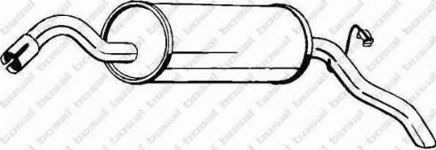 Bosal 154-983 - End Silencer autospares.lv