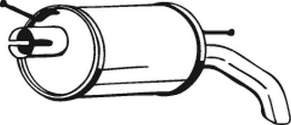 Bosal 154-511 - End Silencer autospares.lv