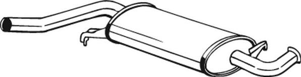 Bosal 105-971 - Middle Silencer autospares.lv