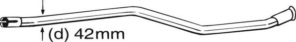 Bosal 889-533 - Repair Pipe, catalytic converter autospares.lv