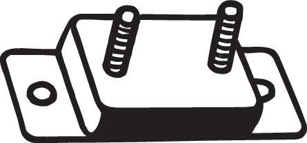 Bosal 255-262 - Holder, exhaust system autospares.lv