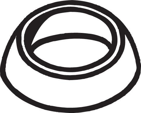 Bosal 256-234 - Gasket, exhaust pipe autospares.lv