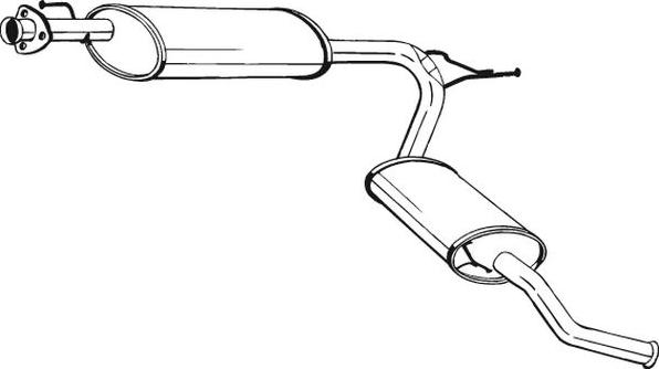 Bosal 283-581 - End Silencer autospares.lv