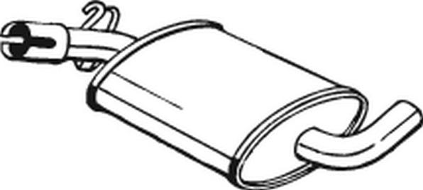 Bosal 233-407 - Middle Silencer autospares.lv