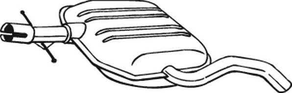 Bosal 233-689 - Middle Silencer autospares.lv