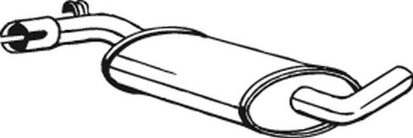 Bosal 233-361 - Middle Silencer autospares.lv