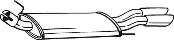 Bosal 233-731 - End Silencer autospares.lv