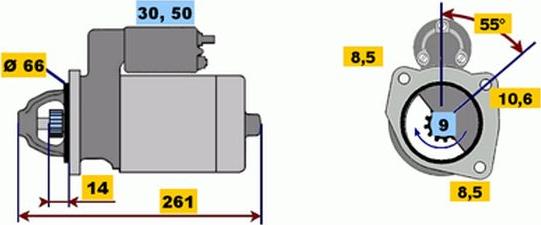 BOSCH 9 000 141 111 - Starter autospares.lv