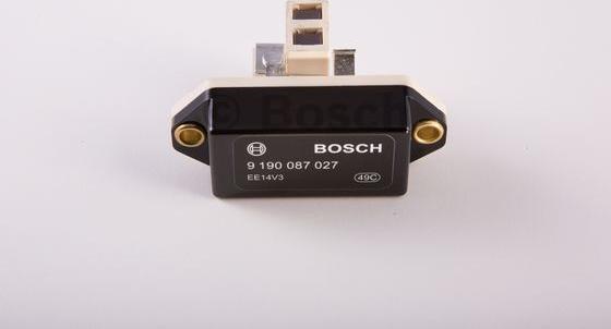 BOSCH 9 190 087 027 - Voltage regulator, alternator autospares.lv