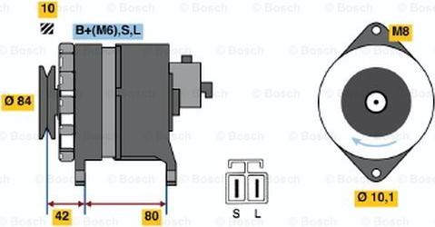 BOSCH 9 120 334 632 - Alternator autospares.lv