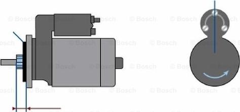 BOSCH 6 004 AA0 021 - Starter autospares.lv