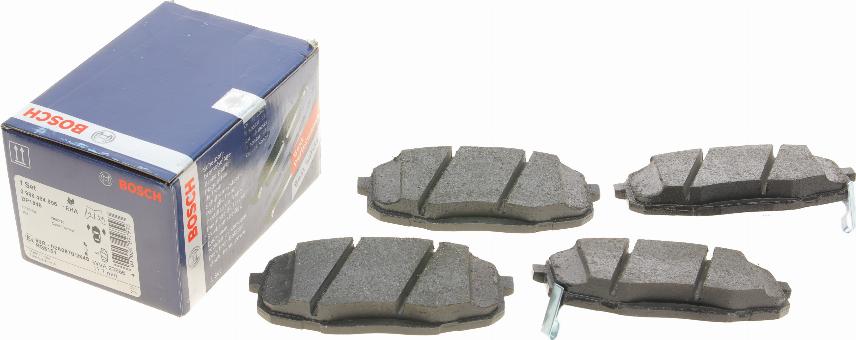 BOSCH 0 986 494 995 - Brake Pad Set, disc brake autospares.lv