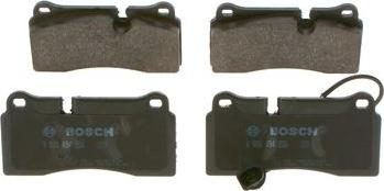 BOSCH 0 986 494 956 - Brake Pad Set, disc brake autospares.lv