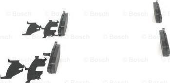 BOSCH 0 986 494 931 - Brake Pad Set, disc brake autospares.lv