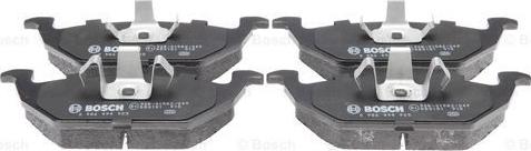 BOSCH 0 986 494 925 - Brake Pad Set, disc brake autospares.lv