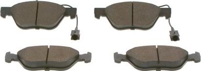 BOSCH 0 986 494 922 - Brake Pad Set, disc brake autospares.lv