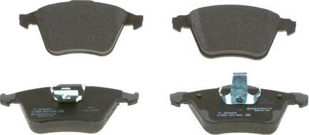 BOSCH 0 986 494 492 - Brake Pad Set, disc brake autospares.lv