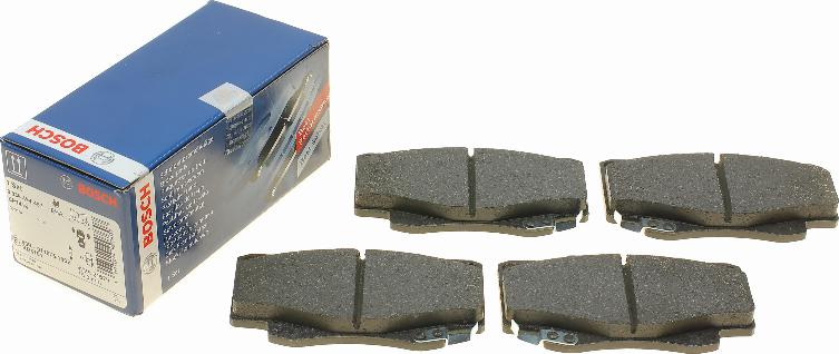 BOSCH 0 986 494 497 - Brake Pad Set, disc brake autospares.lv