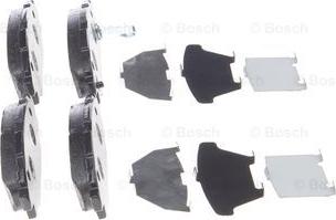 BOSCH 0 986 494 444 - Brake Pad Set, disc brake autospares.lv