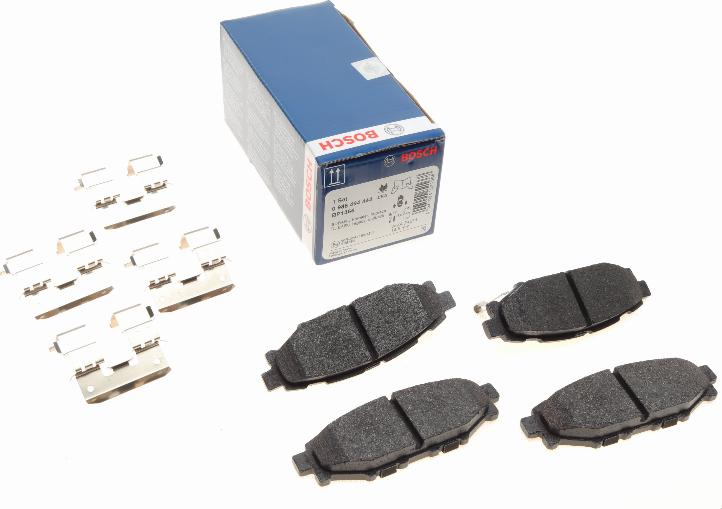 BOSCH 0 986 494 444 - Brake Pad Set, disc brake autospares.lv