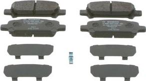 BOSCH 0 986 494 445 - Brake Pad Set, disc brake autospares.lv