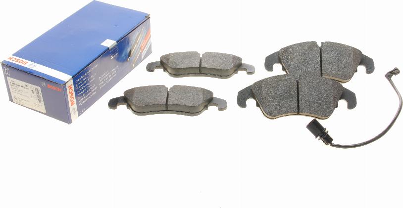 BOSCH 0 986 494 456 - Brake Pad Set, disc brake autospares.lv