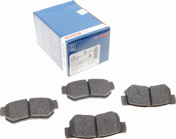 BOSCH 0 986 494 417 - Brake Pad Set, disc brake autospares.lv