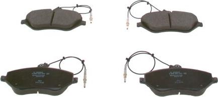 BOSCH 0 986 494 484 - Brake Pad Set, disc brake autospares.lv