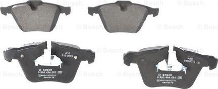 BOSCH 0 986 494 481 - Brake Pad Set, disc brake autospares.lv