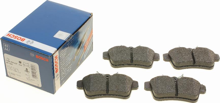 BOSCH 0 986 494 437 - Brake Pad Set, disc brake autospares.lv