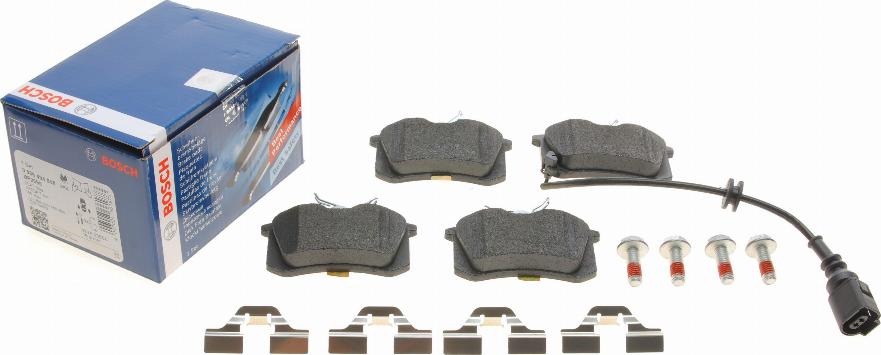 BOSCH 0 986 494 598 - Brake Pad Set, disc brake autospares.lv