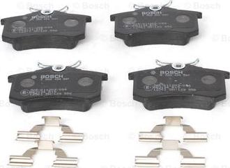 BOSCH 0 986 494 597 - Brake Pad Set, disc brake autospares.lv