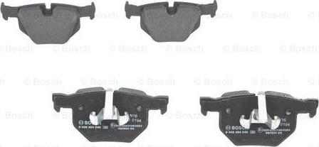 BOSCH 0 986 494 540 - Brake Pad Set, disc brake autospares.lv