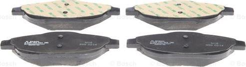 BOSCH 0 986 494 564 - Brake Pad Set, disc brake autospares.lv