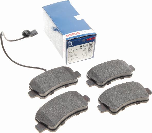 BOSCH 0 986 494 500 - Brake Pad Set, disc brake autospares.lv