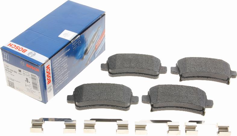 BOSCH 0 986 494 586 - Brake Pad Set, disc brake autospares.lv