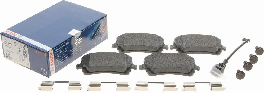 BOSCH 0 986 494 583 - Brake Pad Set, disc brake autospares.lv