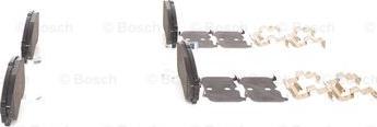 BOSCH 0 986 494 587 - Brake Pad Set, disc brake autospares.lv